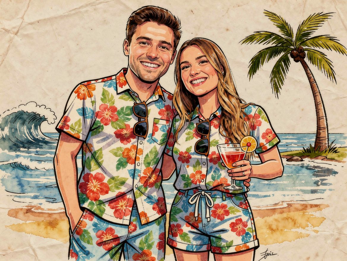 AI image: Caricature: Holiday, world Caricature